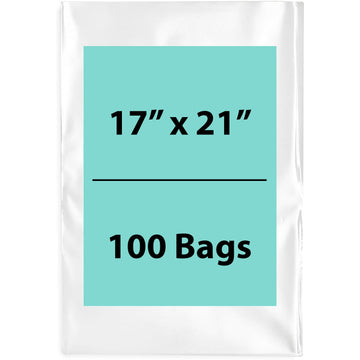 Clear Poly Bags Flat 1.5 Mil Size: 17 inch (width) X 21 inch(Height)